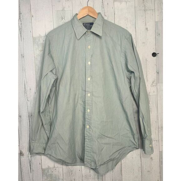 VTG Polo Ralph Lauren 100% Cotton Striped Casual Button Down / Up Shirt - Picture 1 of 6